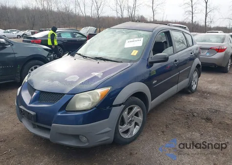 2003 Pontiac Vibe from USA, damaged, VIN 5Y2SL62863Z409576
